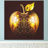 Apfel der Götter Frucht des Wissens Leinwanddruck (Insitu (Holzboden))