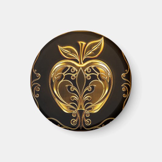 Apfel der Götter Frucht des Wissens  Magnet (Vorne)