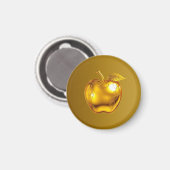 Apfel der Götter Frucht des Wissens Magnet (Vorderseite/Rückseite)