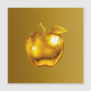 Apfel der Götter Frucht des Wissens  Magnetkarte