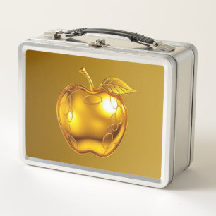 Apfel der Götter Frucht des Wissens  Metall Brotdose