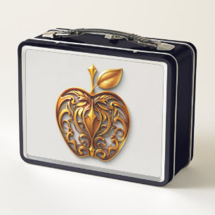Apfel der Götter Frucht des Wissens  Metall Brotdose