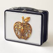 Apfel der Götter Frucht des Wissens  Metall Brotdose (Vorderseite)