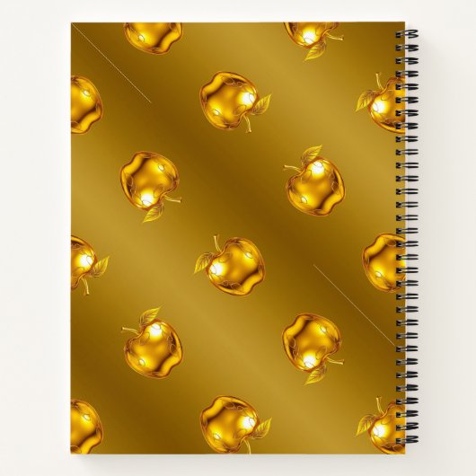 Apfel der Götter Frucht des Wissens  Notizblock (Rückseite)