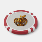 Apfel der Götter Frucht des Wissens  Pokerchips (Einzeln)