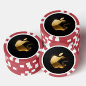 Apfel der Götter Frucht des Wissens  Pokerchips (Stapel)
