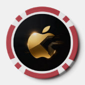 Apfel der Götter Frucht des Wissens  Pokerchips (Rückseite)