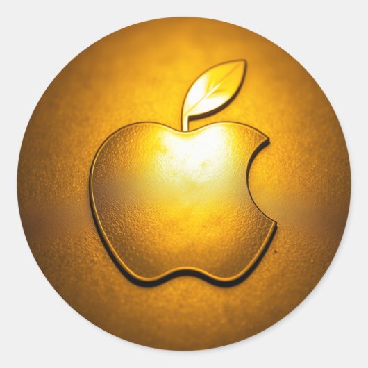 Apfel der Götter Frucht des Wissens Runder Aufkleber (Vorderseite)