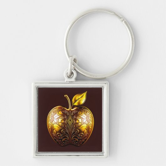 Apfel der Götter Frucht des Wissens Schlüsselanhänger (Vorne)