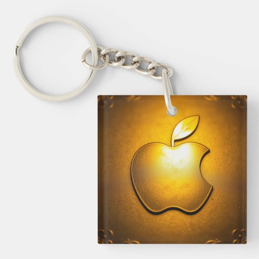 Apfel der Götter Frucht des Wissens Schlüsselanhänger (Vorderseite)