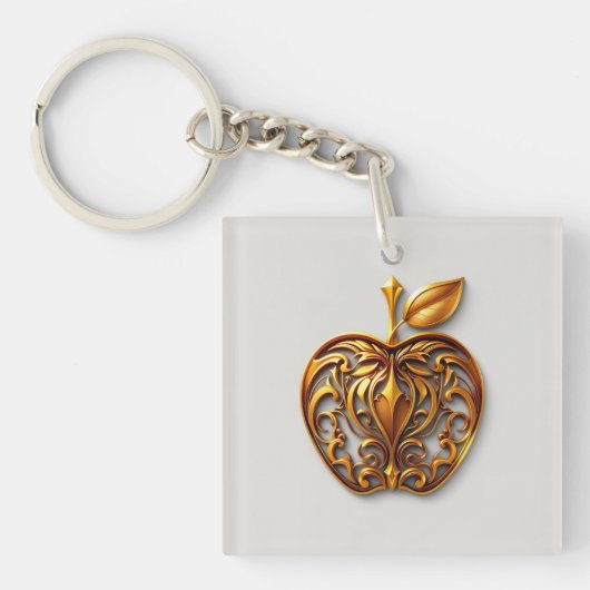 Apfel der Götter Frucht des Wissens  Schlüsselanhänger (Vorderseite)