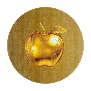 Apfel der Götter Frucht des Wissens  Schneidebrett