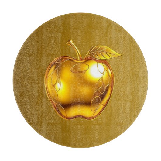 Apfel der Götter Frucht des Wissens  Schneidebrett (Vorderseite)