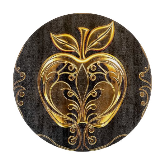 Apfel der Götter Frucht des Wissens  Schneidebrett (Vorderseite)