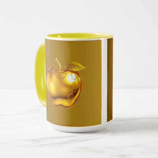 Apfel der Götter Frucht des Wissens Tasse (Vorderseite Links)