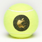 Apfel der Götter Frucht des Wissens Tennisbälle (Rückseite)