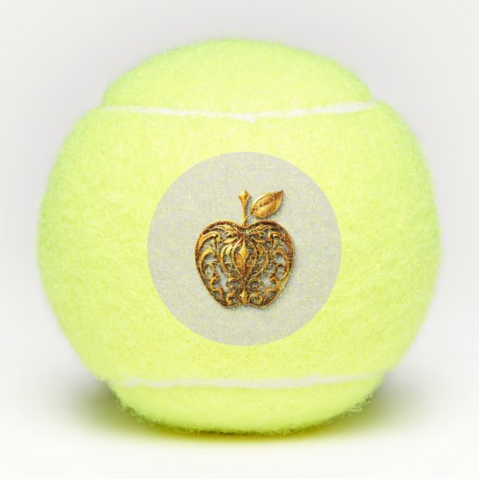Apfel der Götter Frucht des Wissens  Tennisbälle (Vorderseite)