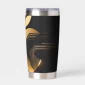 Apfel der Götter Frucht des Wissens  Thermobecher (Rückseite)