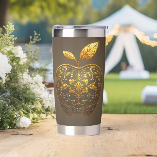 Apfel der Götter Frucht des Wissens  Thermobecher (Hochzeit)