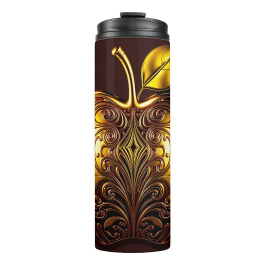 Apfel der Götter Frucht des Wissens  Thermosbecher (Vorderseite)