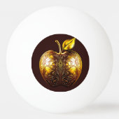 Apfel der Götter Frucht des Wissens  Tischtennisball (Rückseite)