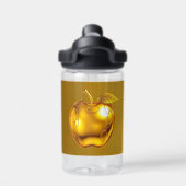 Apfel der Götter Frucht des Wissens  Trinkflasche (Rückseite)