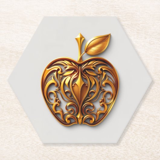 Apfel der Götter Frucht des Wissens Untersetzer (Vorderseite)