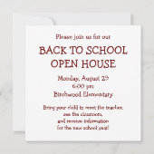 Apfel Einladung (Rückseite)