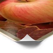 Äpfel ernten Erntedank Poster (Ecke)