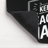 Äpfel essen Behaltend Lehrer glücklich Mousepad (Ecke)