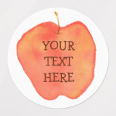 Apfel Etiketten (Design 2)