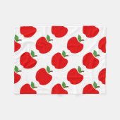 Äpfel Fleecedecke (Vorderseite (Horizontal))