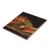 Äpfel, Fleisch und eine Rolle von Vincent van Gogh Fliese (Seite)