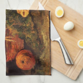 Äpfel, Fleisch und eine Rolle von Vincent van Gogh Geschirrtuch (Viertel Falte)