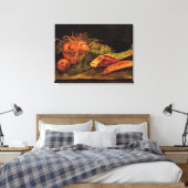 Äpfel, Fleisch und eine Rolle von Vincent van Gogh Leinwanddruck (Insitu (Schlafzimmer))