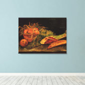 Äpfel, Fleisch und eine Rolle von Vincent van Gogh Leinwanddruck (Insitu (Holzboden))