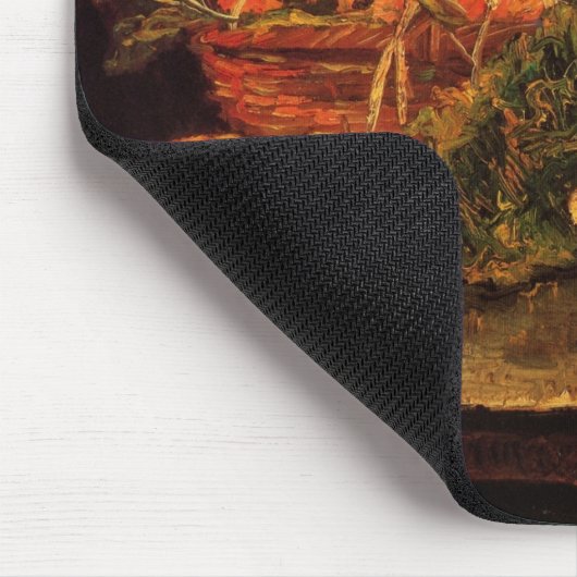Äpfel, Fleisch und eine Rolle von Vincent van Gogh Mousepad (Ecke)