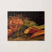 Äpfel, Fleisch und eine Rolle von Vincent van Gogh Puzzle (Horizontal)