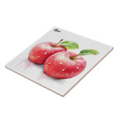 Apfel Fliese (Seite)