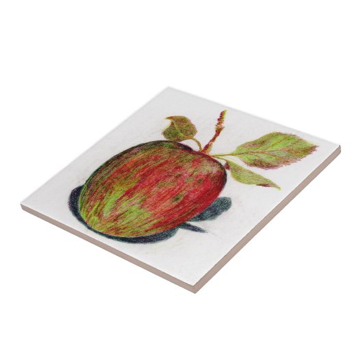 Apfel Fliese (Seite)