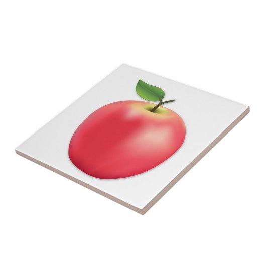 Apfel Fliese (Seite)