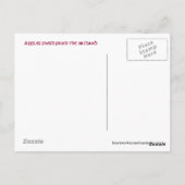 Äpfel frisch aus dem Obstgarten Postkarte (Rückseite)