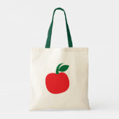 Apfel Frucht Apfel Tragetasche (Rückseite)