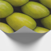 Äpfel Früchte Nahrung Grüne Äpfel Geschenkpapier (Ecke)