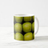 Äpfel Früchte Nahrung Grüne Äpfel Kaffeetasse (VorderseiteRechts)