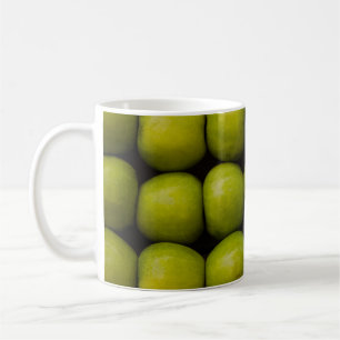 Äpfel Früchte Nahrung Grüne Äpfel Kaffeetasse
