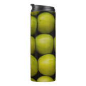 Äpfel Früchte Nahrung Grüne Äpfel Thermosbecher (Nach rechts gedreht)