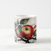 Äpfel für den Tag Kaffeetasse (Mittel)