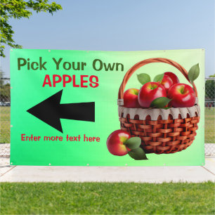 Äpfel für den Verkauf individuell zusammenstellen  Banner