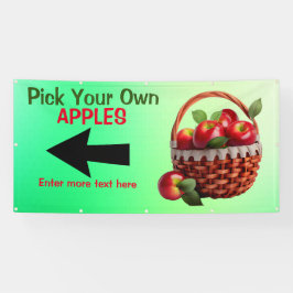 Äpfel für den Verkauf individuell zusammenstellen  Banner